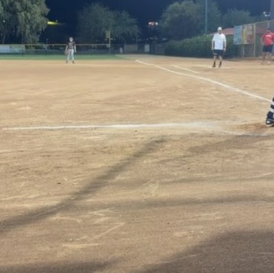 Night practice on the field